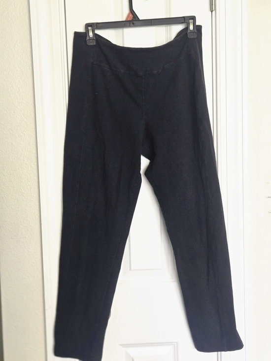 Women with Control Pants - Women with Control Black Straight-Leg Pull-On Pants